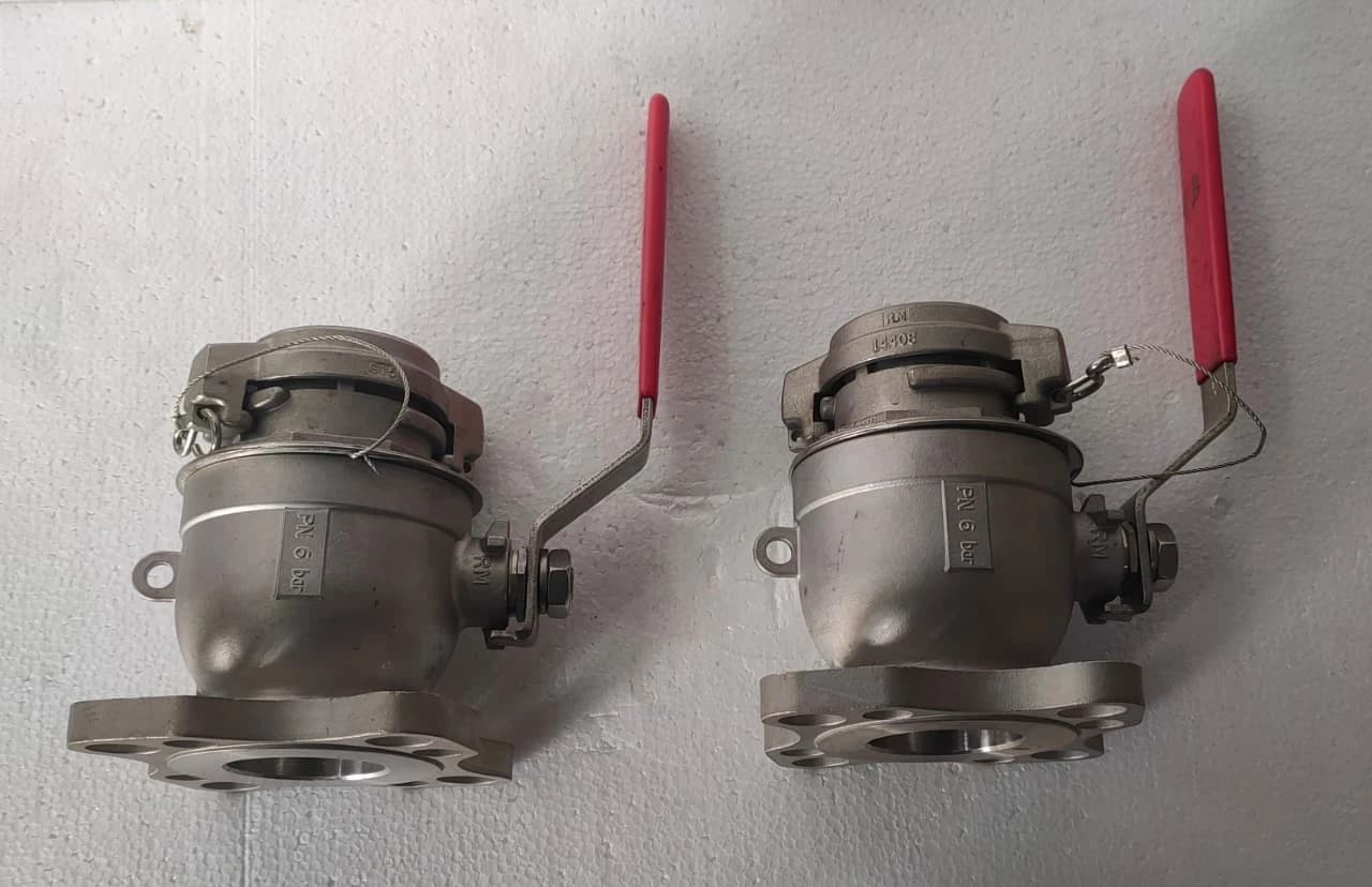 **NEW** Hermetic Compact Valve C2-SS-BL, 2" DUJ flange, blind cover P/N: TS10081