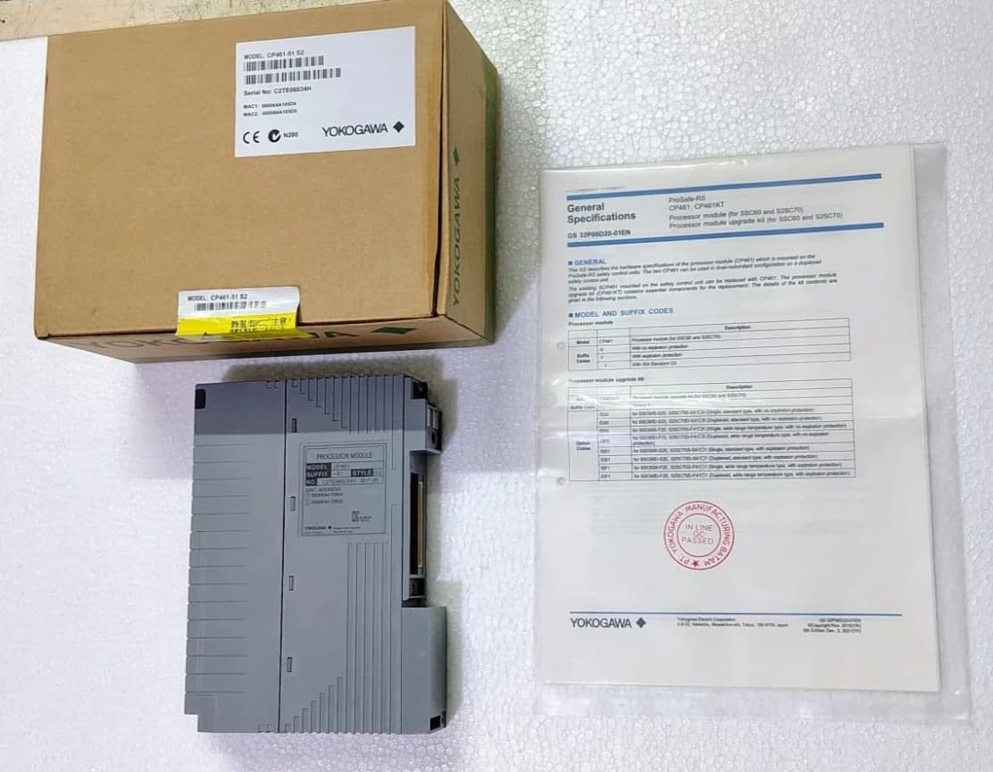 YOKOGAWA Processor Module P/N: CP461-51 S2