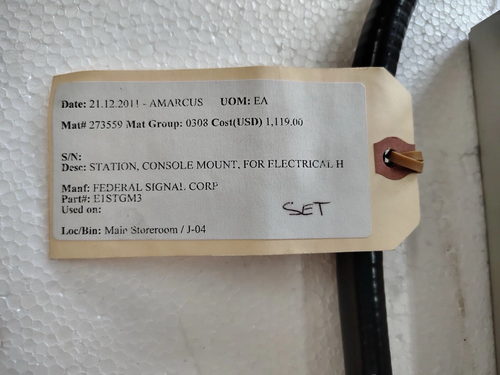 Federal Signal Console Mount Station-E1STGM3(E-ISM) - Image 15