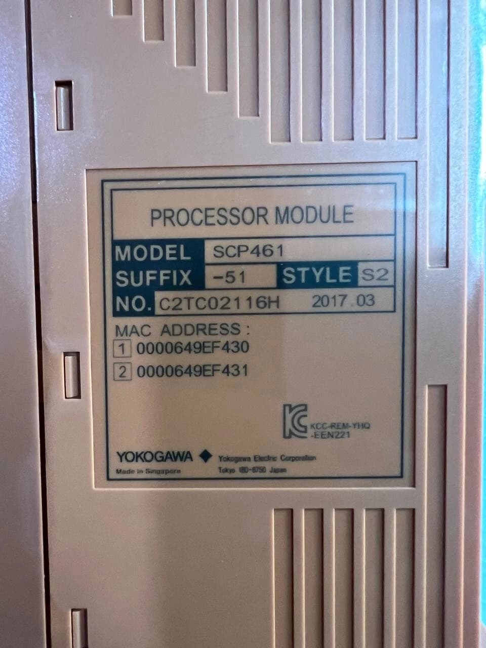 YOKOGAWA Processor Module P/N: SCP461-51 S2 , - Image 2