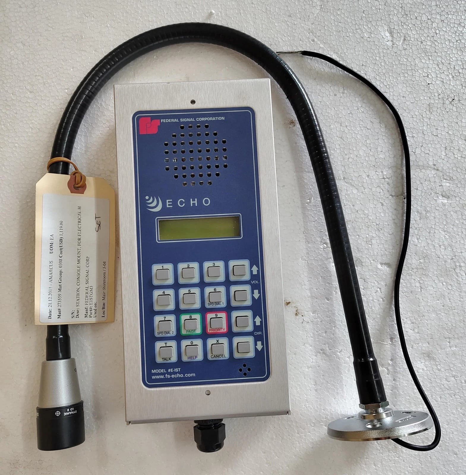 Federal Signal Console Mount Station-E1STGM3(E-ISM) - Image 4