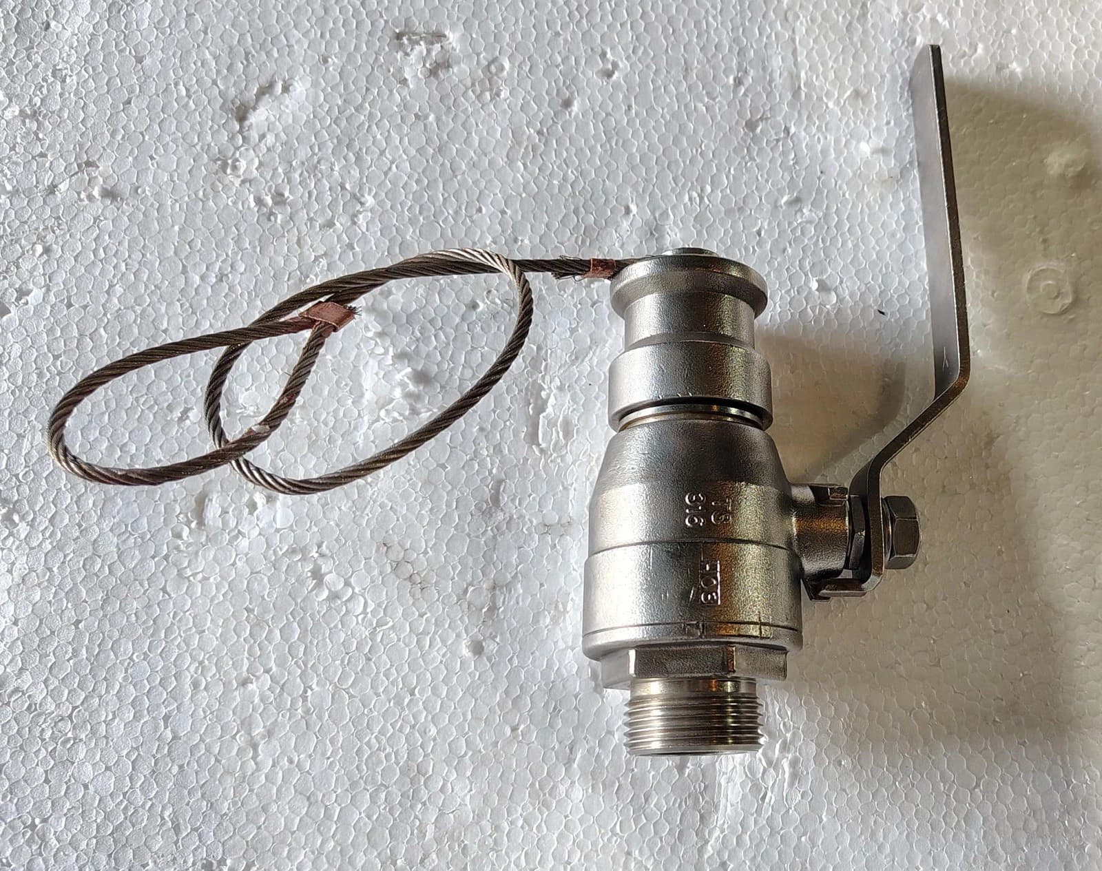 Hermetic Compact Valve C1-SS-W, 1" Weather Cap, Quick connector P/N: TS10055