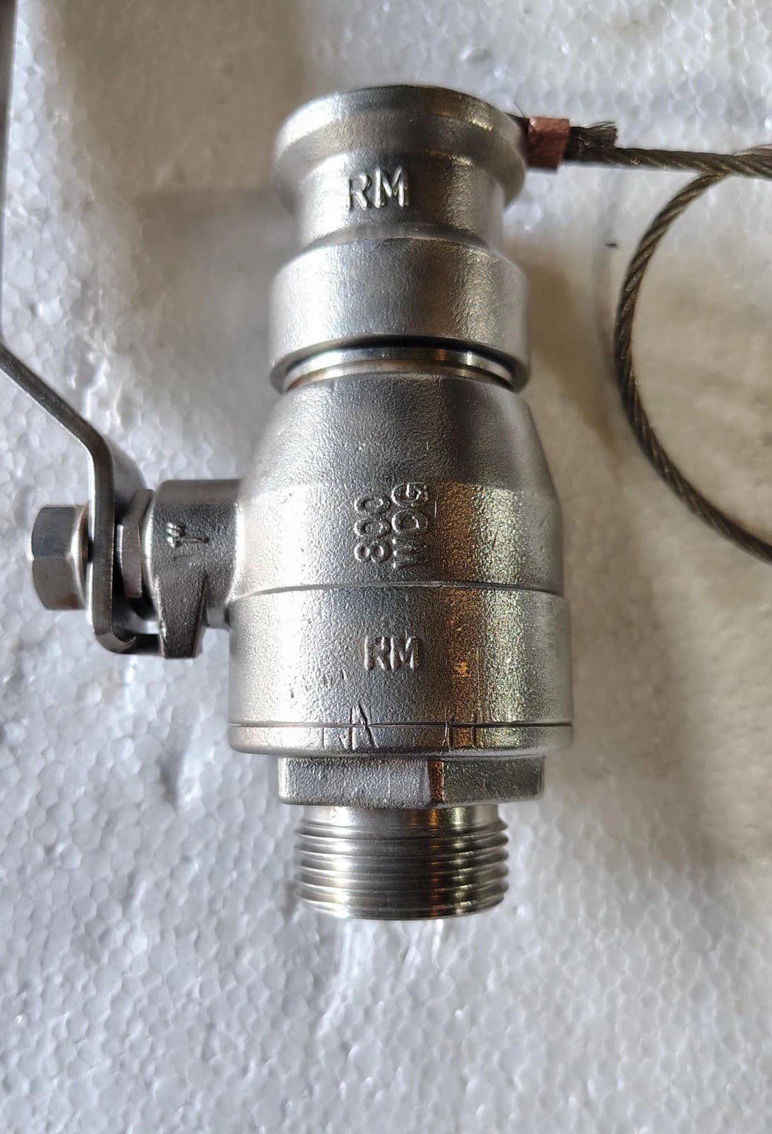 Hermetic Compact Valve C1-SS-W, 1" Weather Cap, Quick connector P/N: TS10055