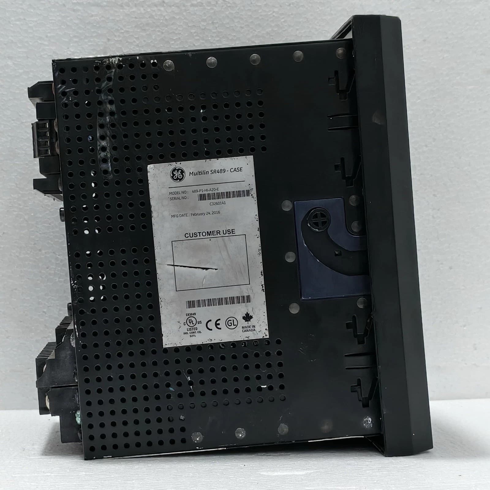 GENERAL ELECTRIC GE GENERATOR MANAGEMENT RELAY 489 P/N: 489-P1-HI-A20-E