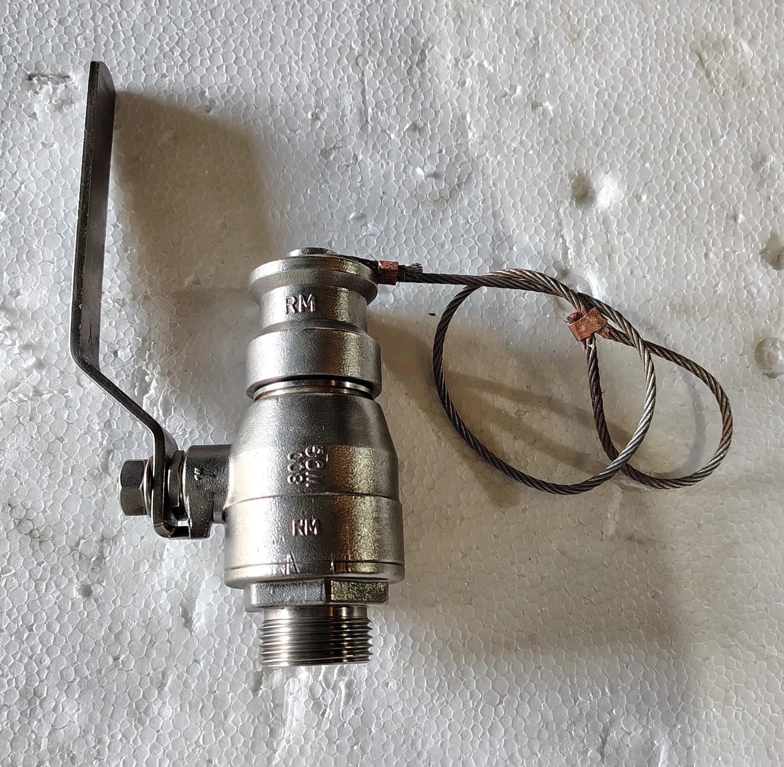 Hermetic Compact Valve C1-SS-W, 1" Weather Cap, Quick connector P/N: TS10055